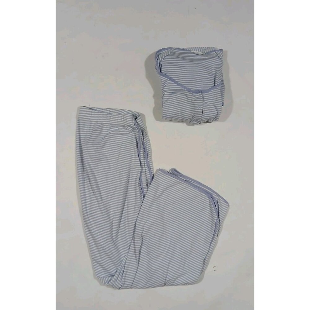 Women’s Light Blue Stripe Pajama Pants - Soft Sleepwear